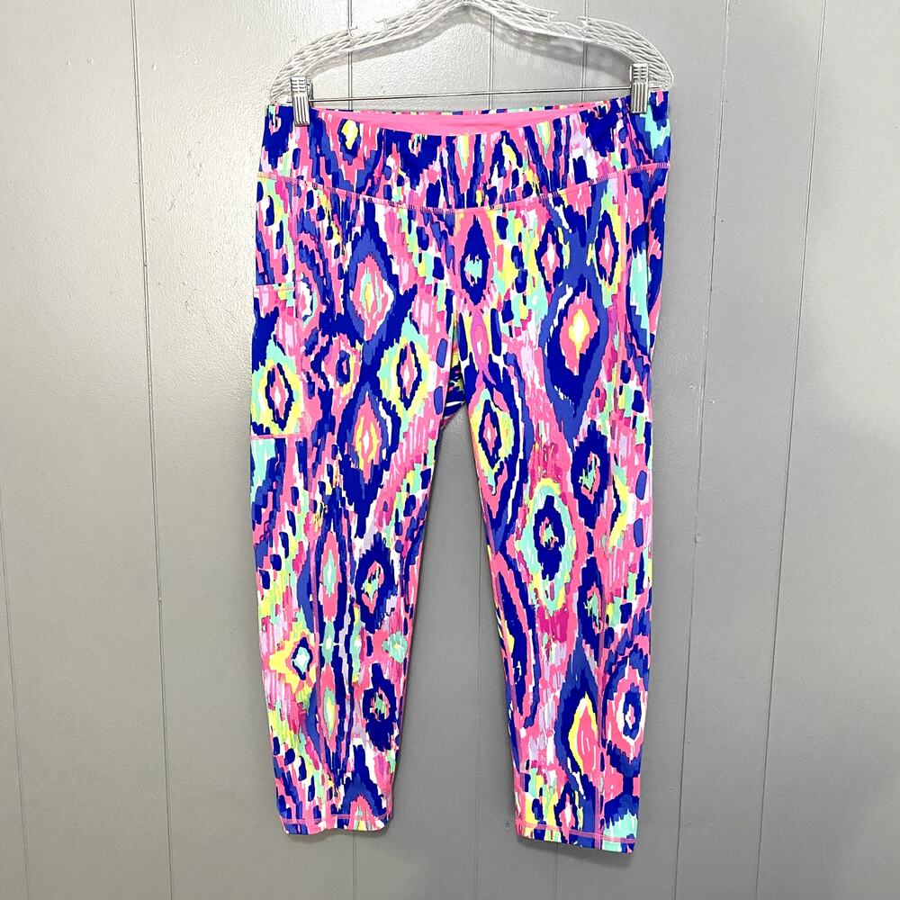 Lilly Pulitzer UPF 50+ Luxletic 24'' Weekender Midi Leggings Multi Luminescent